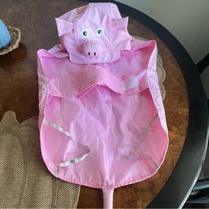 Raincoat for dogs pink pig 🐷